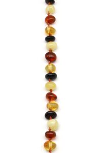 Détail du bracelet bébé ambre 14 cm avec fermoir sécurisé